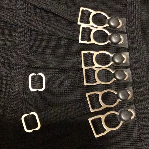 Herve Leger little black dress L - Picture 6 of 7